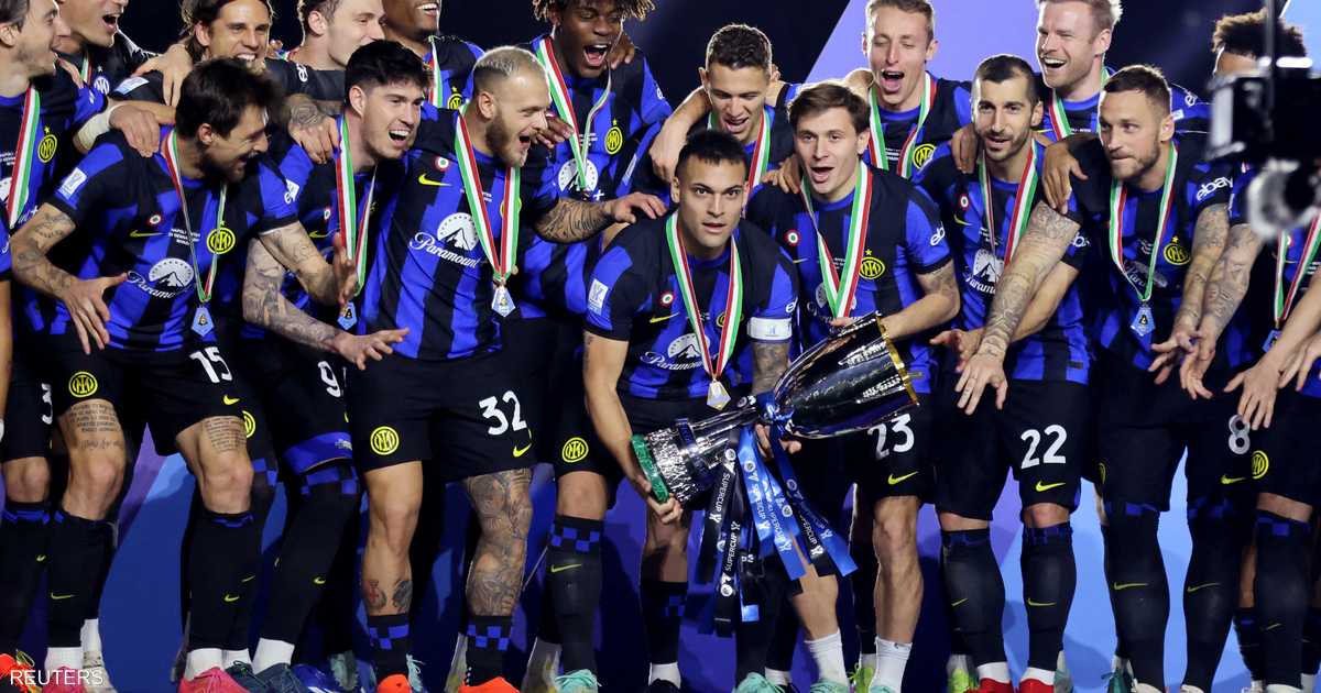 إنتر ميلان يفوز بكأس السوبر الإيطالية بهدف قاتل بمرمى نابولي