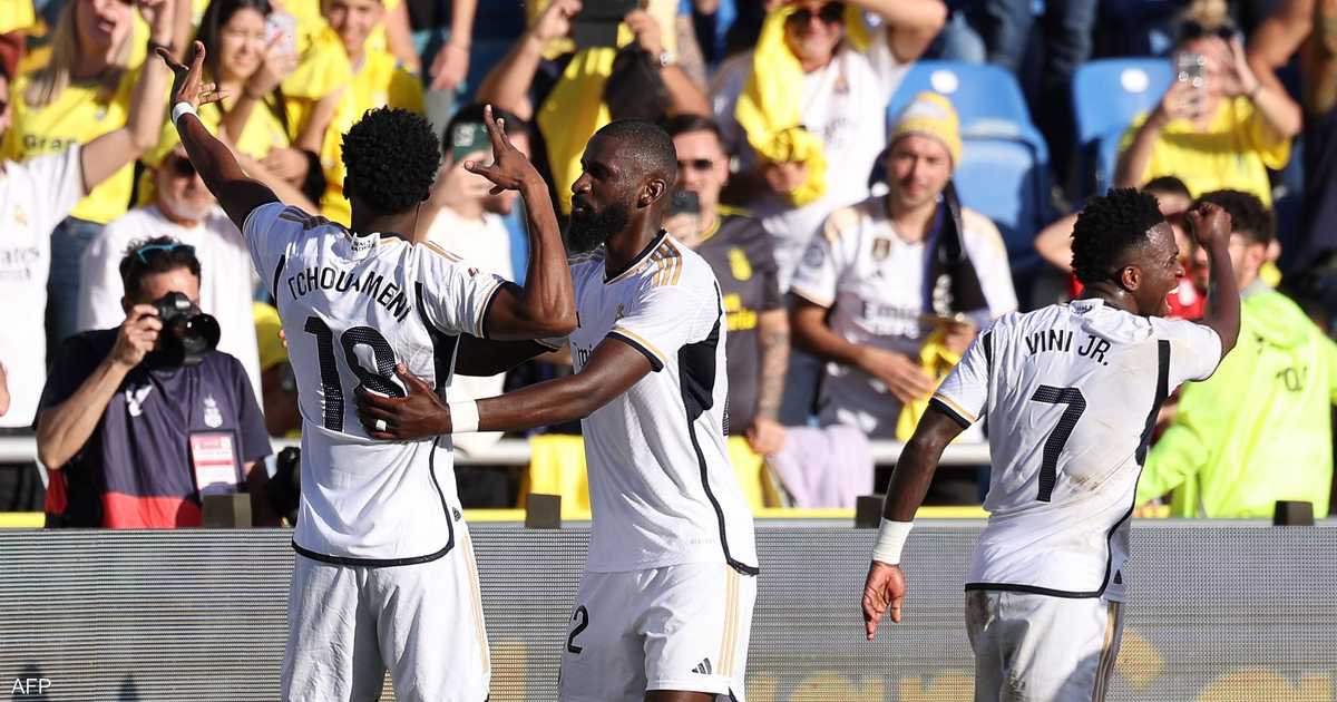 ريال مدريد ينجو من فخ لاس بالماس ويقفز إلى صدارة الدوري 1 ريال مدريد ينجو من فخ لاس بالماس ويقفز إلى صدارة الدوري