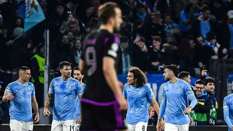 "بـ10 لاعبين".. بايرن ميونخ يسقط أمام لاتسيو في دوري أبطال أ