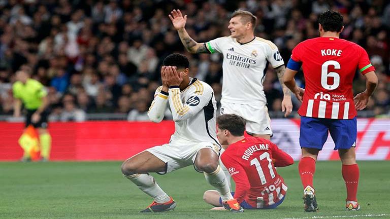في آخر الدقائق.. أتلتيكو يتعادل مع ريال مدريد بالدوري الإسباني 1 في آخر الدقائق.. أتلتيكو يتعادل مع ريال مدريد بالدوري الإسباني