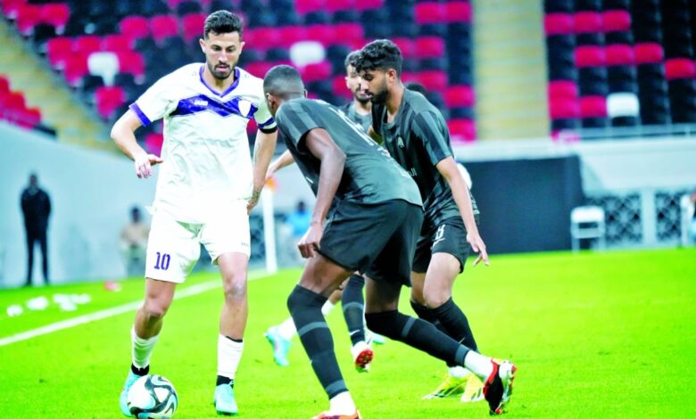 ‫ الريان ومعيذر يتعادلان ودياً