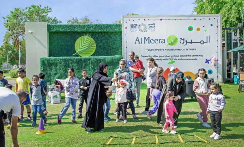 ‫ الميرة تنظّم فعاليات متنوعة بمعرض إكسبو احتفالاً باليوم الرياضي