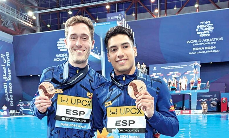 تواصل الإثارة ببطولة العالم للألعاب المائية