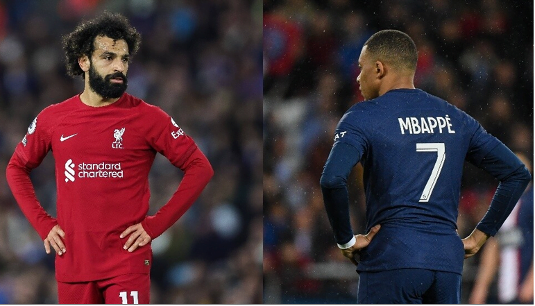 ‫ ليكيب محمد صلاح على رأس قائمة باريس سان جيرمان