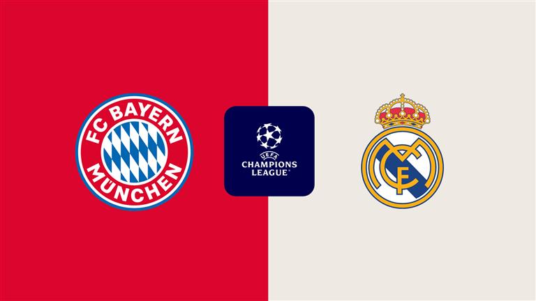دوري أبطال أوروبا.. موعد مباراة بايرن ميونخ ضد ريال مدريد والقنوات الناقلة 1 دوري أبطال أوروبا.. موعد مباراة بايرن ميونخ ضد ريال مدريد والقنوات الناقلة