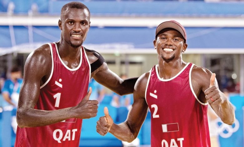 أولمبياد باريس 2024 منتخب قطر للكرة الطائرة الشاطئية يبدأ