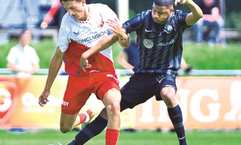 الريان يخسر برباعية أمام أوتريخت الهولندي