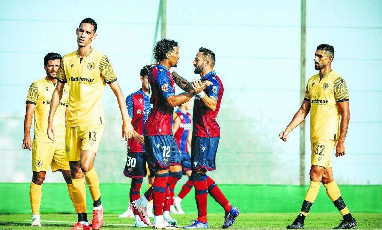 ‫ القطراوي يخسر ودياً من ليفانتي الإسباني