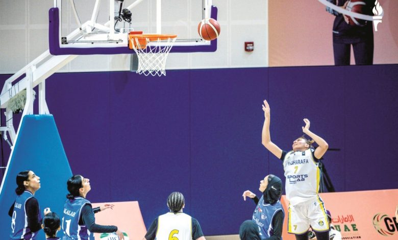 فوز سيدات الغرافة بخليجية السلة
