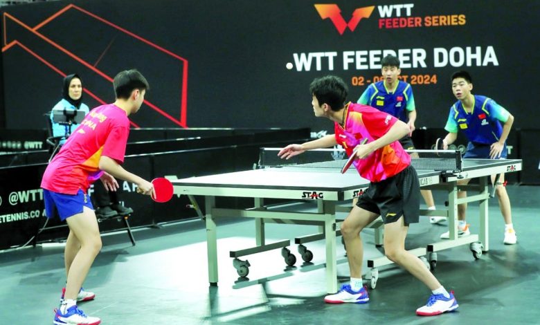 5 نهائيات في ختام بطولة فيدر للطاولة