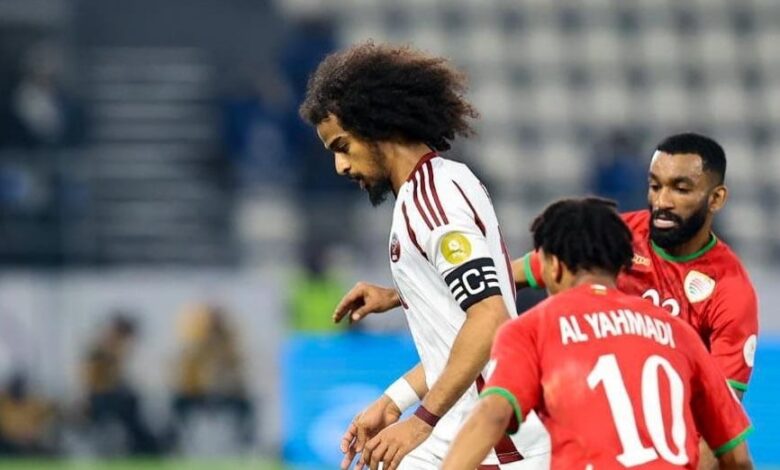 المنتخب القطري يخسر أمام نظيره العماني في الجولة الثانية