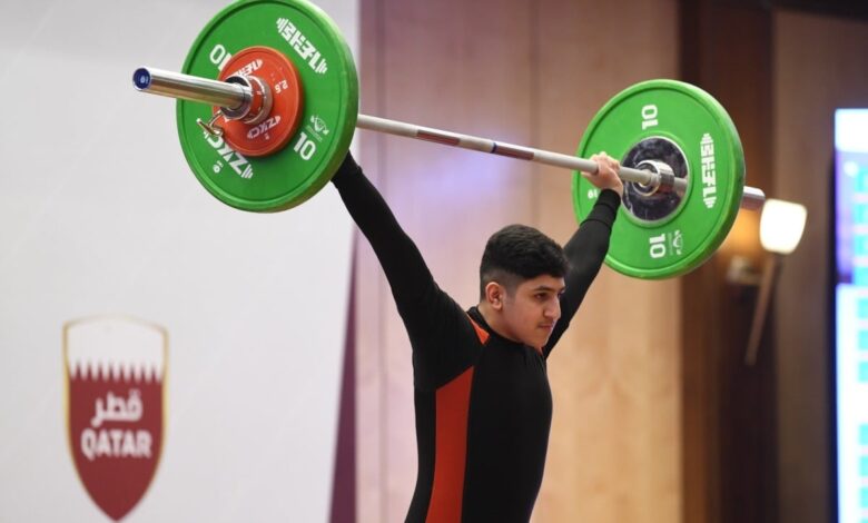 تواصل منافسات كأس قطر الدولية والبطولة العربية لرفع الأثقال
