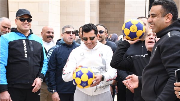 الشباب والرياضة تنظم يومًا رياضيًا للعاملين بالوزارة 1 الشباب والرياضة تنظم