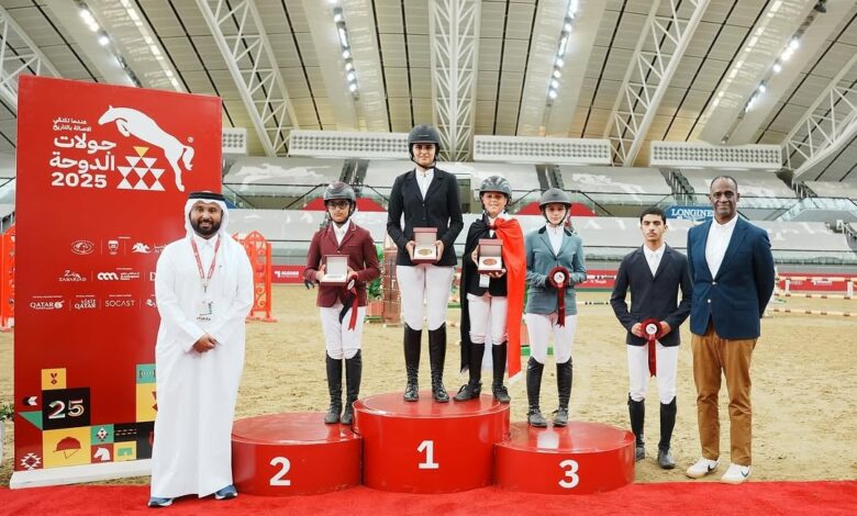 اختتام ثاني جولات بطولة الدوحة الدولية للفروسية 2025