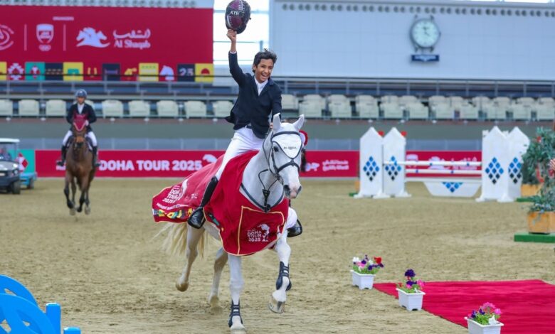الفارس خليفة بن جوعان بن حمد آل ثاني يفوز