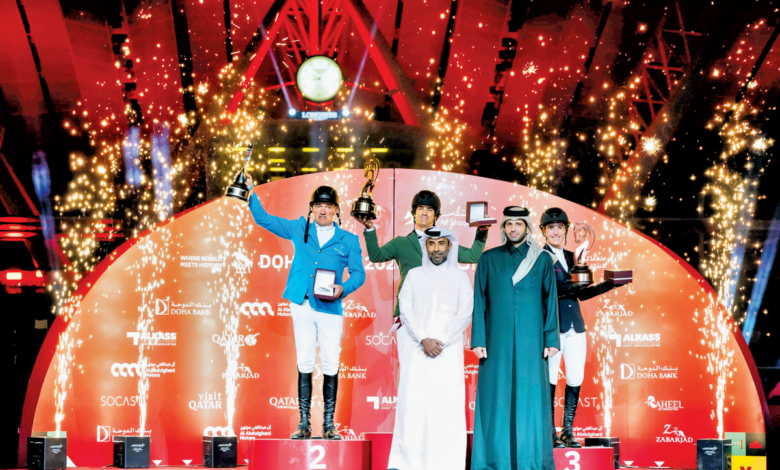 جولات الدوحة الدولية للفروسية البرتغالي سيبرا يتوج بالجائزة الكبرى