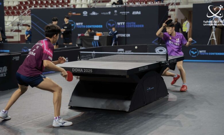 ختام قوي لبطولة كونتندر للشباب لكرة الطاولة
