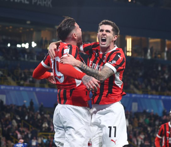 كأس السوبر الإيطالي ميلان يفوز على إنترميلان ويتوج باللقب