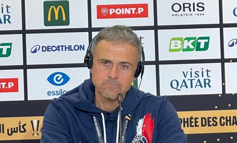 كأس السوبر الفرنسي مدرب باريس سان جيرمان كنا الأفضل