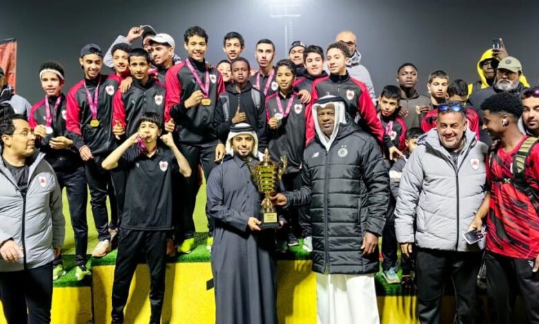 نادي الريان يتوج بلقب درع الاتحاد لألعاب القوى لفئتي