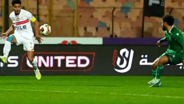 عمر جابر لمباراة الزمالك وفاركو في دوري NILE