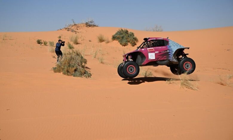 ضمن منافسات رالي حائل البطل يزيد الراجحي في الصدارة