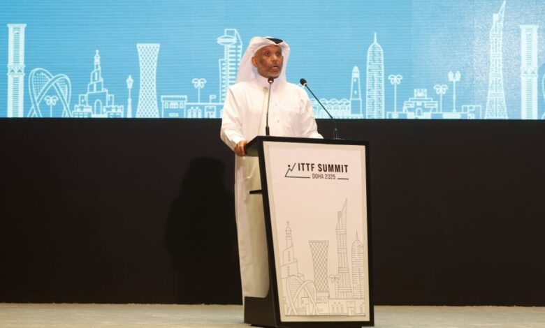 ‫ رئيس الاتحاد القطري لكرة الطاولة الدوحة نجحت بامتياز في