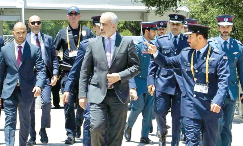 مساعد وكيل وزارة الداخلية يزور ملعب روز بول