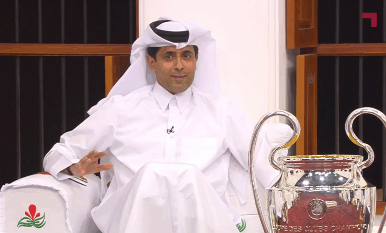 ‫ ناصر الخليفي باريس سان جيرمان مفخرة قطرية فرنسية وهذه
