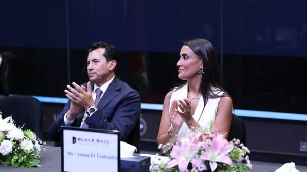 وزير الرياضة يشهد المؤتمر الصحفي وانطلاق بطولة العالم للناشئين للإسكواش 1 وزير الرياضة يشهد