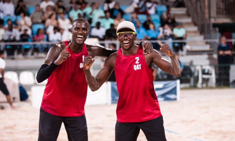المنتخب القطري للكرة الطائرة الشاطئية يتأهل إلى الدور الثاني