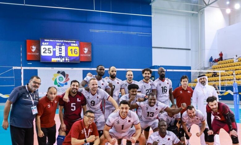 المنتخب القطري للكرة الطائرة يتأهل للدور الثاني من بطولة