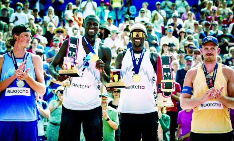 طائرتنا الشاطئية تتوج بذهبية غشتاد