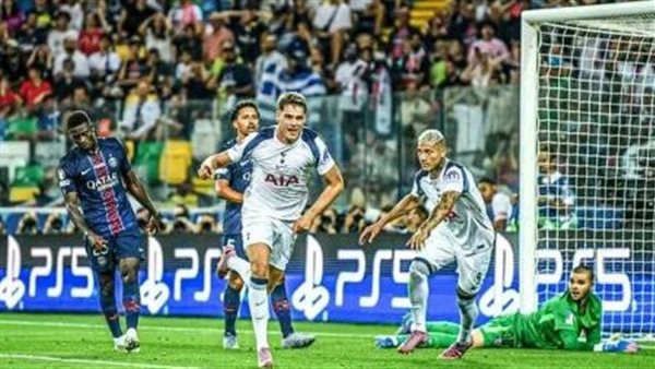 رسالة يويفا في مباراة السوبر الأوروبي بشأن غزة 1 توتنهام وسان جيرمان