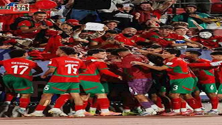 "أداء احترافي وشرفتم بلدكم".. الملك محمد السادس يهنئ منتخب المغرب الفا 1 "أداء احترافي وشرفتم بلدكم".. الملك محمد السادس يهنئ منتخب المغرب الفا