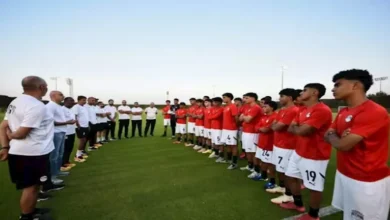 منتخب مصر للناشئين يفوز بسباعية وديًا أمام نظيره القطري 2 منتخب مصر للناشئين يفوز بسباعية وديًا أمام نظيره القطري