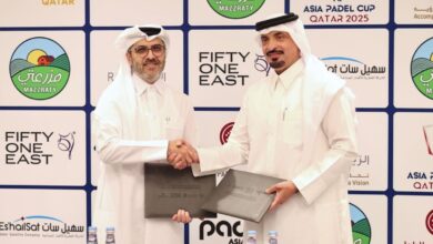 استعدادات مكثفة لاستضافة البطولة الآسيوية للبادل قطر 2025