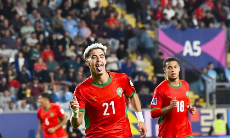 المغرب تتأهل لربع نهائي كأس العالم للشباب تحت 20