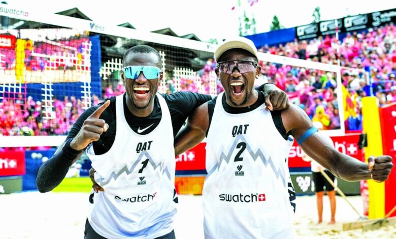 طائرتنا الشاطئية بالمجموعة الـ 10 في بطولة العالم