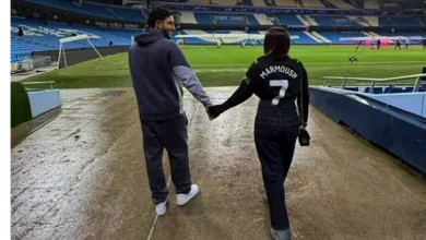 6 معلومات عن فتاة ظهرت مع مرموش في ملعب السيتي بعد الفوز على ليفربول