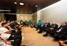 أبوريدة يحفز لاعبي منتخب مصر قبل انطلاق كأس العرب (صور)
