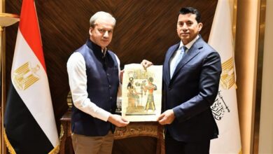 تفاصيل لقاء وزير الرياضة مع رئيس الاتحاد الدولي للشطرنج 2 تفاصيل لقاء وزير