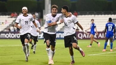 منتخب مصر يفتتح مشواره بالفوز أمام هايتي برباعية في مونديال الناشئين 4 منتخب مصر للناشئين