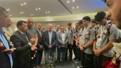وزير الرياضة يستقبل بعثة منتخب ناشئي اليد بعد التتويج وصيفًا للعالم بالمغرب 6 بعثة منتخب ناشئي