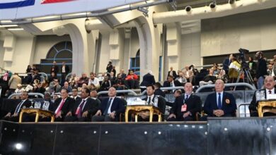 وزير الرياضة يشهد