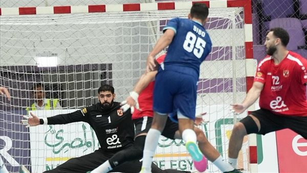 يد الاهلي تهزم سموحه وتتوج بالسوبر في الامارات 1 يد الأهلي