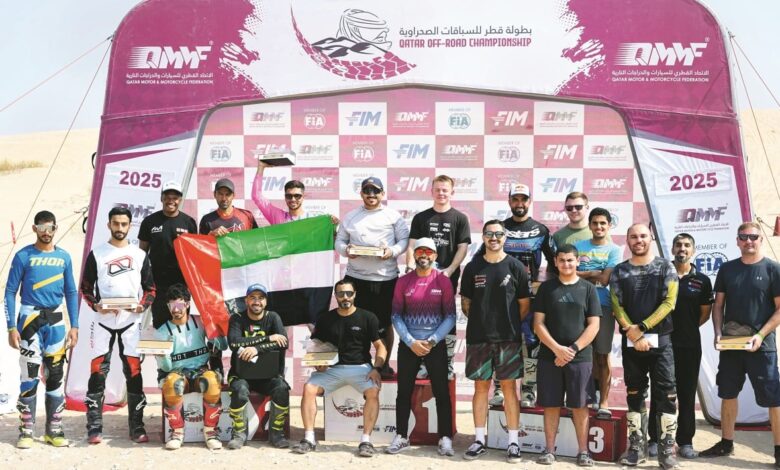 البريطاني ماكينيس يحرز لقب بطولة قطر للسباقات الصحراوية