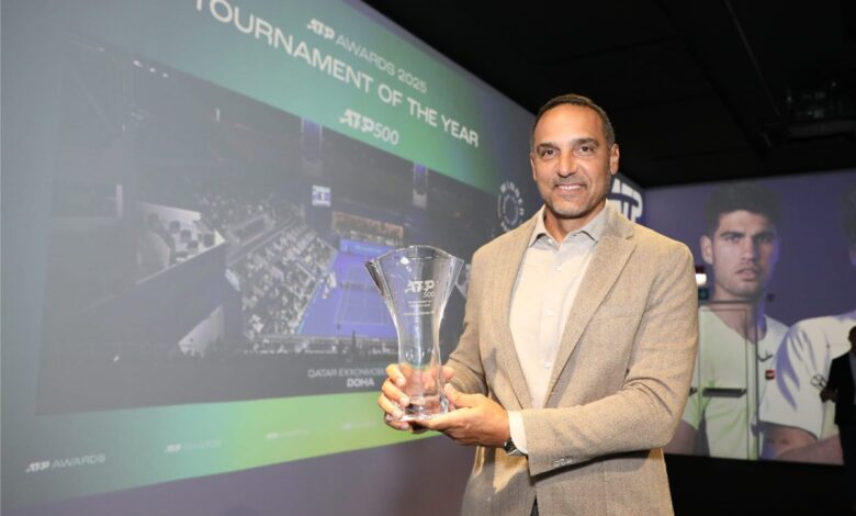 بطولة قطر إكسون موبيل للتنس تفوز بجائزة أفضل بطولة