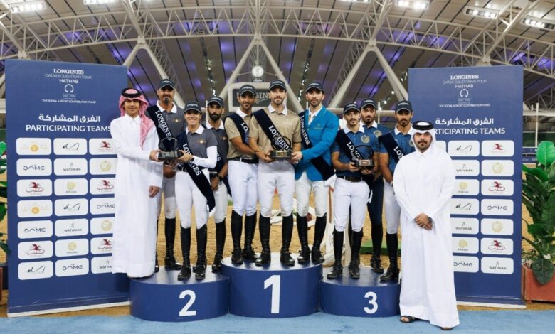 تتويج الفائزين في ثالث أيام بطولة جولات قطر للفروسية