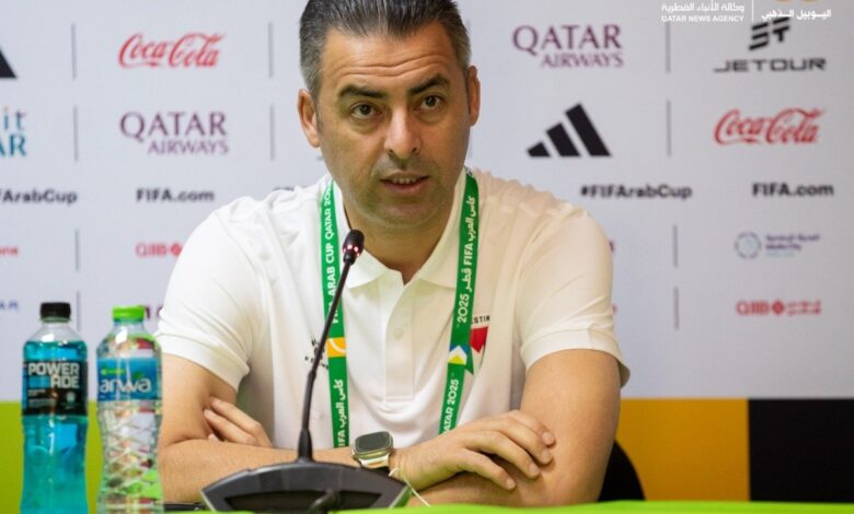 كأس العرب FIFA قطر 2025 مدربا فلسطين وليبيا ينشدان